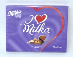 Cutie Ciocolata I Love Milka Alune 110 G 